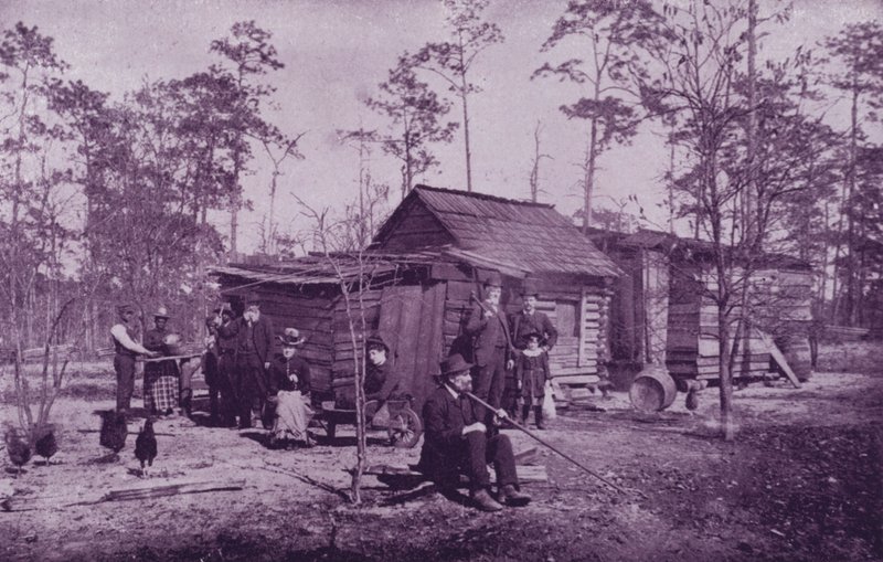 Obóz konsumpcyjnych, niedaleko Lake Worth na Florydzie (zdjęcie czarno-białe) autorstwa American Photographer (after)