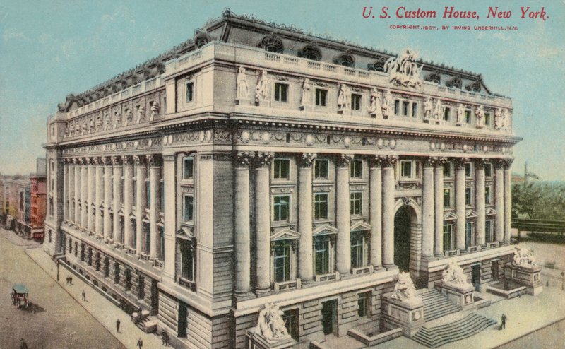 Alexander Hamilton US Custom House, Nowy Jork, Nowy Jork, USA (kolorowe zdjęcie) autorstwa American Photographer (after)