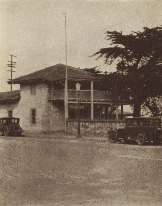Kalifornia: Pierwszy Kapitol Kalifornii (zdjęcie czarno-białe) autorstwa American Photographer (after)