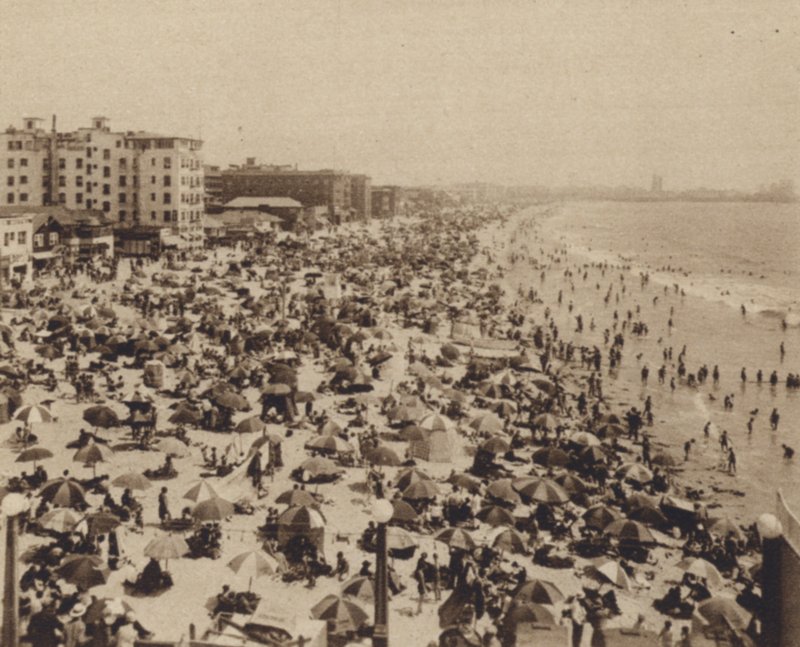 Kalifornia: Wenecja Ameryki (zdjęcie czarno-białe) autorstwa American Photographer (after)