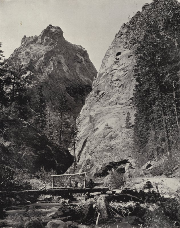 Kanion Cheyenne, Kolorado (zdjęcie czarno-białe) autorstwa American Photographer (after)