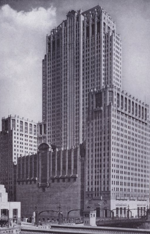 Chicago: Opera Obywatelska (zdjęcie czarno-białe) autorstwa American Photographer (after)