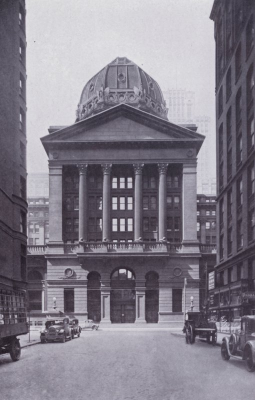 Chicago: Budynek Federalny, skrzydło wschodnie (zdjęcie czarno-białe) autorstwa American Photographer (after)