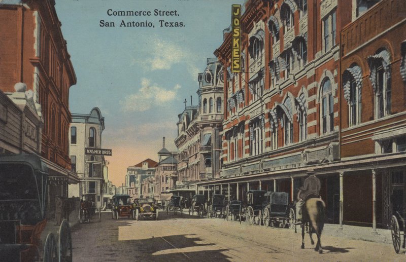 Commerce Street w San Antonio, Teksas, USA (kolorowe zdjęcie) autorstwa American Photographer (after)