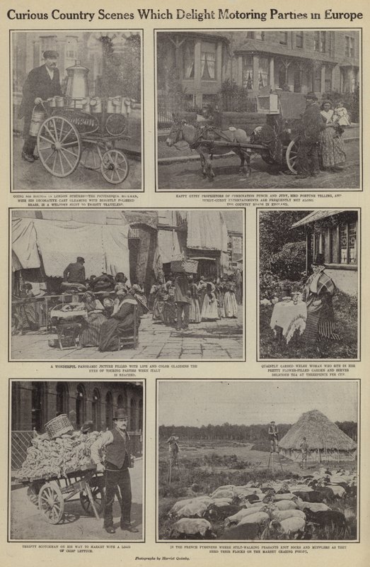 Ciekawe wiejskie sceny, które zachwycają imprezy motoryzacyjne w Europie (zdjęcie czarno-białe) autorstwa American Photographer (after)