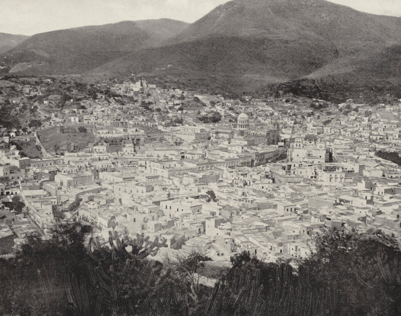 Guanajuato, Meksyk (czarno-białe zdjęcie) autorstwa American Photographer (after)