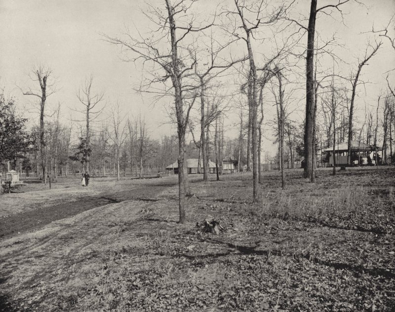 Guilford Court House, Karolina Północna (zdjęcie czarno-białe) autorstwa American Photographer (after)