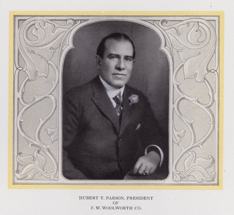 Hubert T Parson, prezes FW Woolworth Co (czarno-białe zdjęcie) autorstwa American Photographer (after)