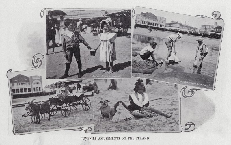 Rozrywki dla nieletnich na plaży (zdjęcie czarno-białe) autorstwa American Photographer (after)
