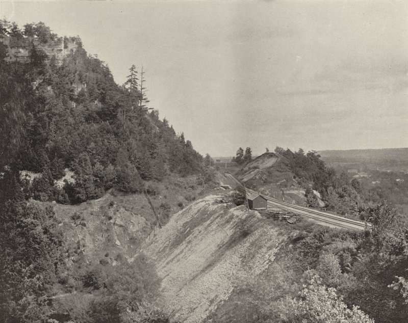Lookout Mountain, niedaleko Dundas, Ontario (zdjęcie czarno-białe) autorstwa American Photographer (after)
