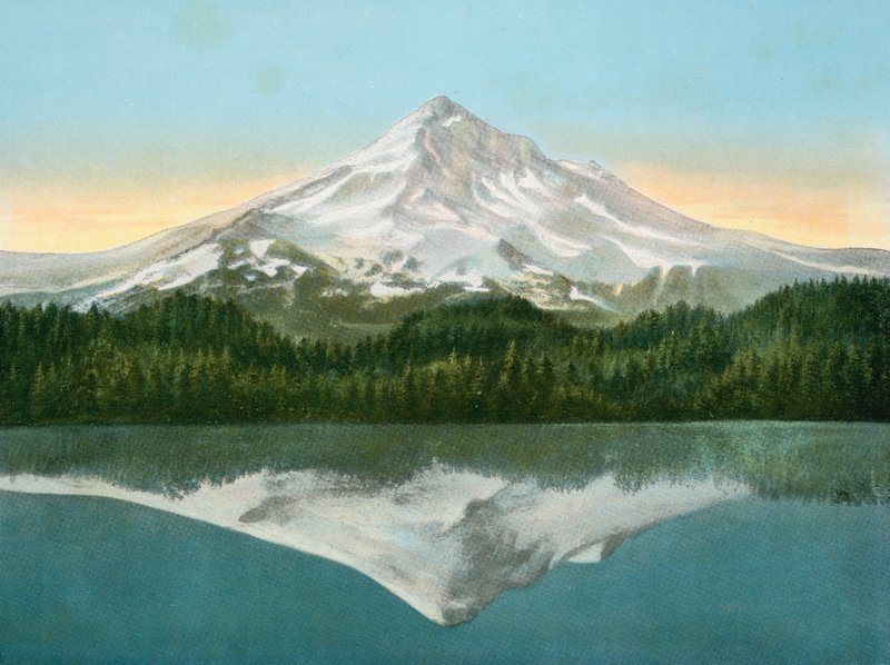 Mount Hood z Lost Lake (zdjęcie) autorstwa American Photographer (after)