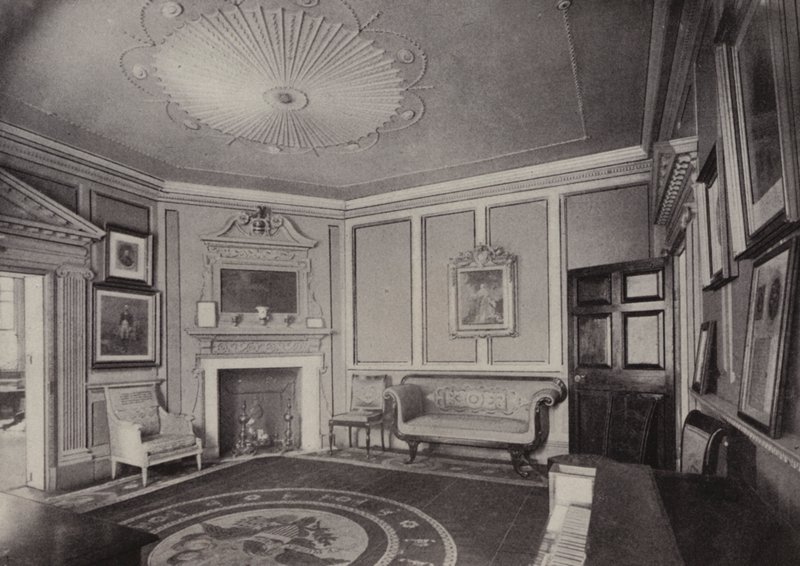 Mount Vernon: West Parlor (zdjęcie czarno-białe) autorstwa American Photographer (after)