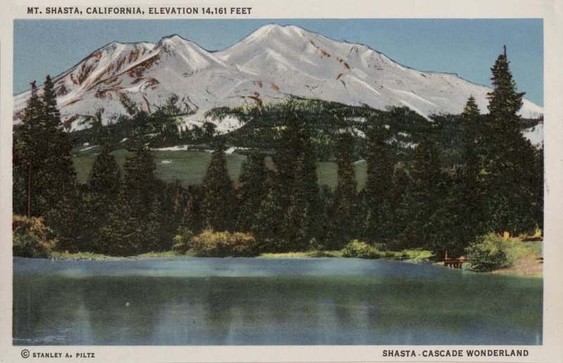 Mt Shasta, Kalifornia, wysokość 14161 stóp (zdjęcie) autorstwa American Photographer (after)