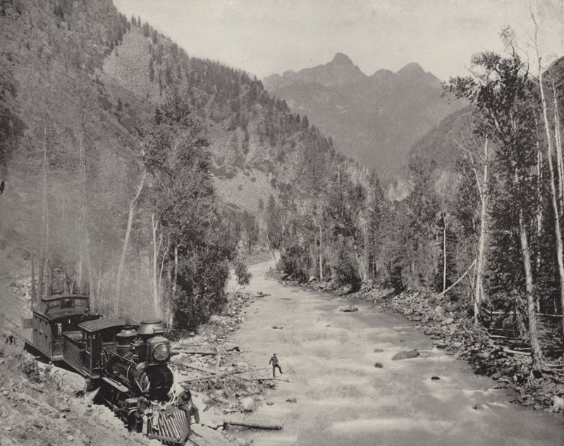 Góry Igieł (zdjęcie czarno-białe) autorstwa American Photographer (after)