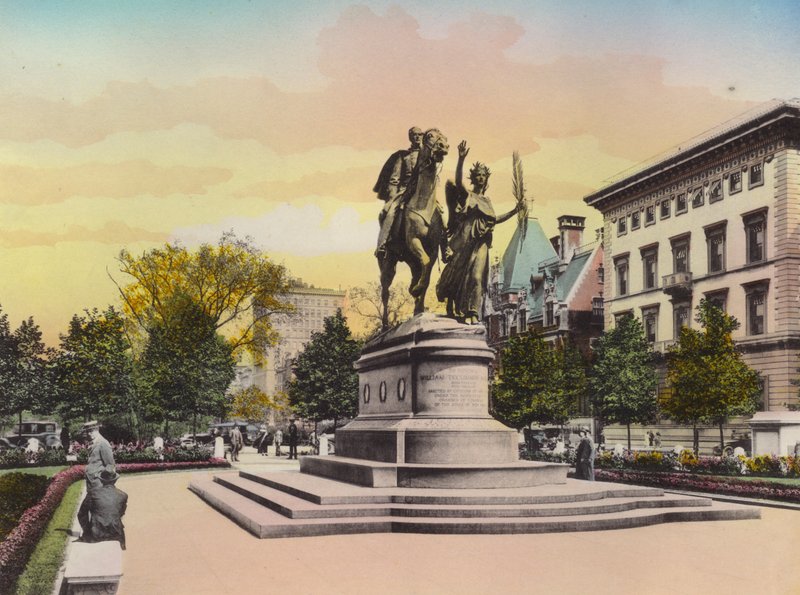 Nowy Jork: Pomnik generała Shermana, Plaza (zdjęcie) autorstwa American Photographer (after)