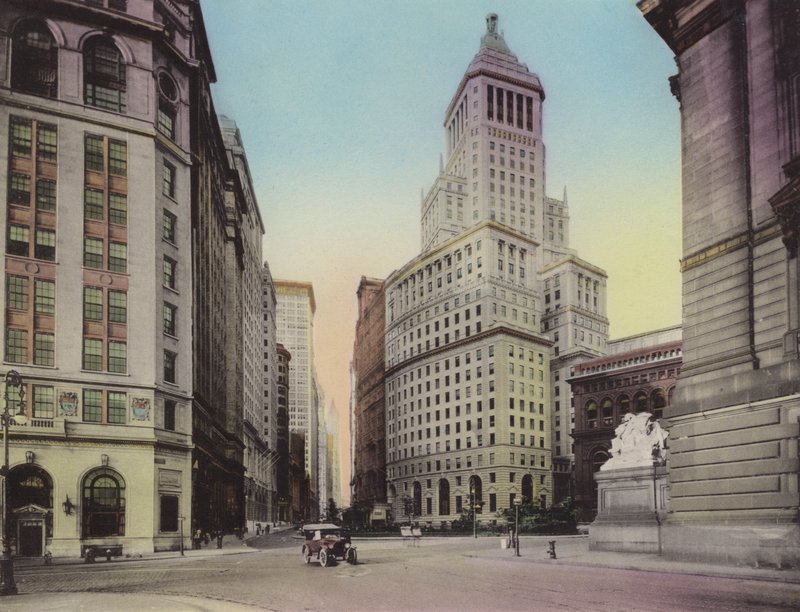 Nowy Jork: Washington Building, Broadway nr 1; Standardowy budynek naftowy; Urząd Celny (zdjęcie) autorstwa American Photographer (after)