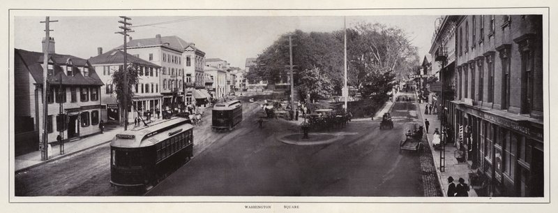 Newport, Rhode Island: Washington Square (zdjęcie czarno-białe) autorstwa American Photographer (after)