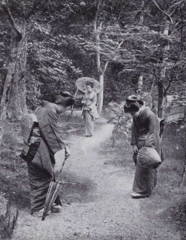 O-hayo, dzień dobry (zdjęcie czarno-białe) autorstwa American Photographer (after)