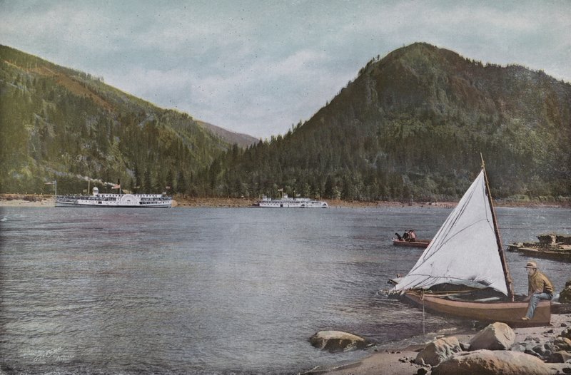 Oregon: Górna rzeka Kolumbia (zdjęcie) autorstwa American Photographer (after)