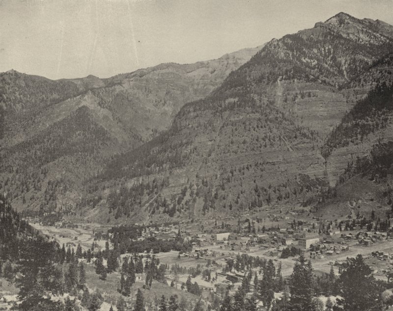 Ouray, Kolorado (zdjęcie czarno-białe) autorstwa American Photographer (after)