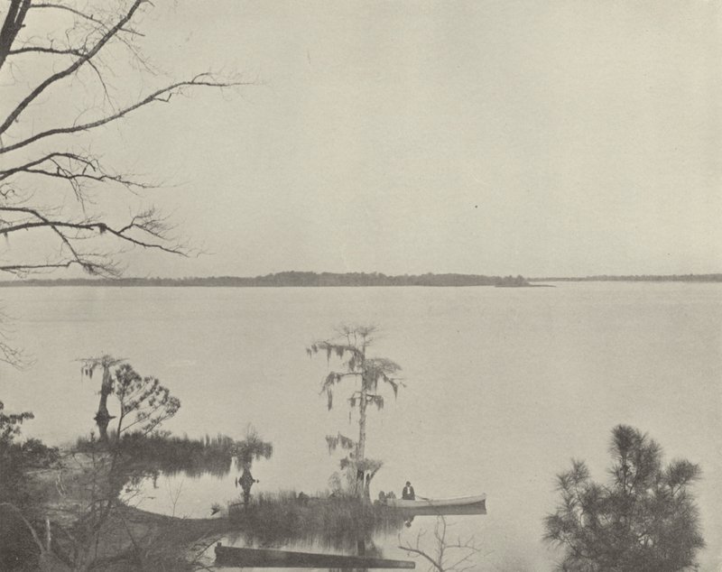 Rzeka Pamlico, Karolina Północna (zdjęcie czarno-białe) autorstwa American Photographer (after)