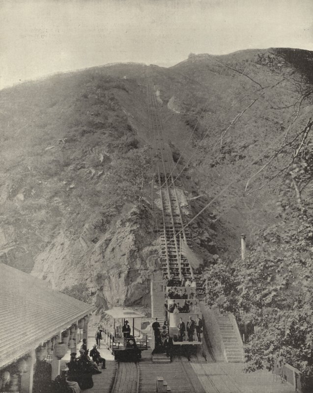 Pasadena Mountain Railway, Kalifornia (zdjęcie czarno-białe) autorstwa American Photographer (after)