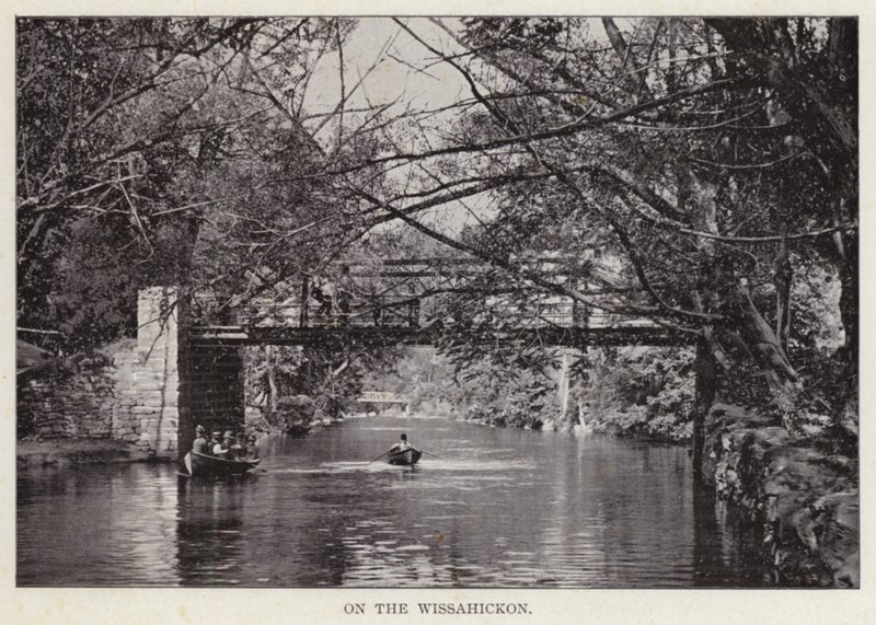 Filadelfia: Na Wissahickon (zdjęcie czarno-białe) autorstwa American Photographer (after)