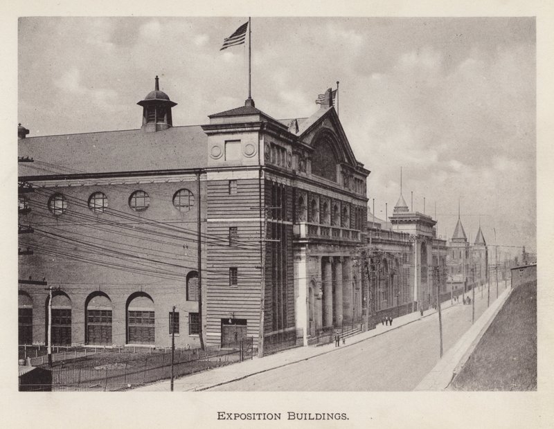 Pittsburgh: Budynki ekspozycyjne (zdjęcie czarno-białe) autorstwa American Photographer (after)