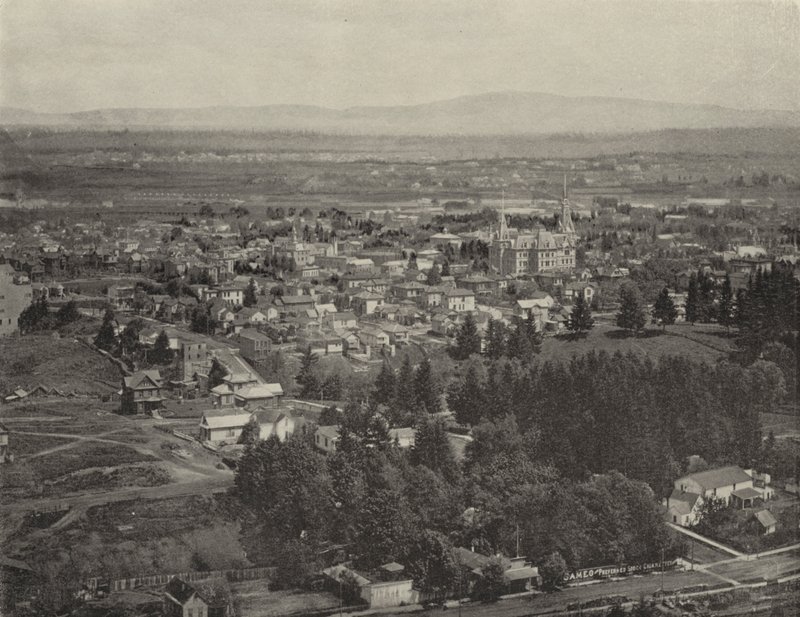 Portland, Oregon (czarno-białe zdjęcie) autorstwa American Photographer (after)