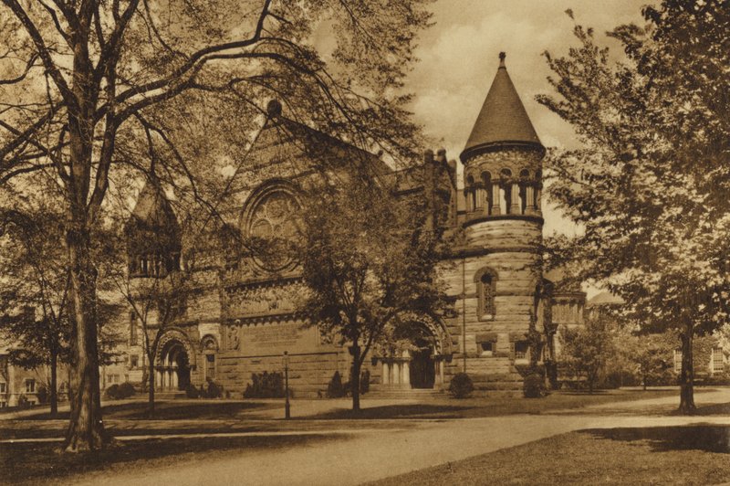 Uniwersytet Princeton: Alexander Hall (zdjęcie czarno-białe) autorstwa American Photographer (after)