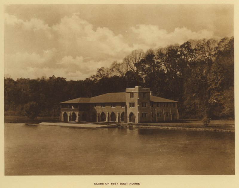 Princeton University: klasa 1887 Boat House (zdjęcie czarno-białe) autorstwa American Photographer (after)