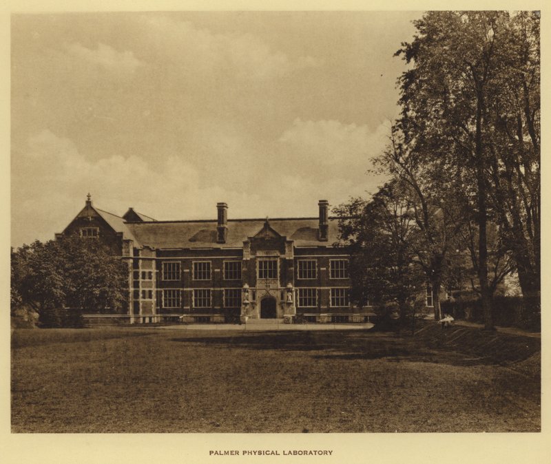 Princeton University: Palmer Physical Laboratory (zdjęcie czarno-białe) autorstwa American Photographer (after)