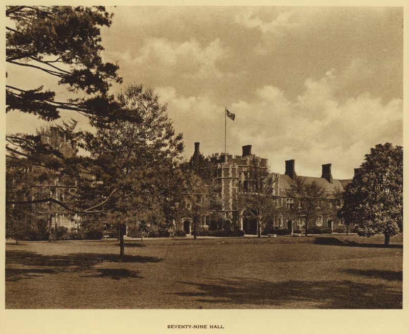 Princeton University: Seventy-Nine Hall (zdjęcie czarno-białe) autorstwa American Photographer (after)
