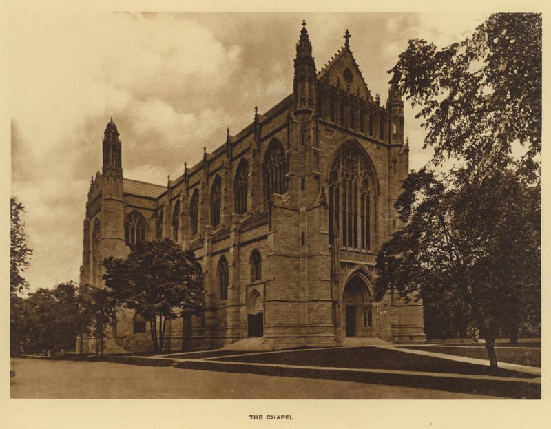 Uniwersytet Princeton: Kaplica (zdjęcie czarno-białe) autorstwa American Photographer (after)