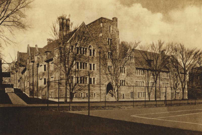 Uniwersytet Princeton: Akademik Walkera (zdjęcie czarno-białe) autorstwa American Photographer (after)