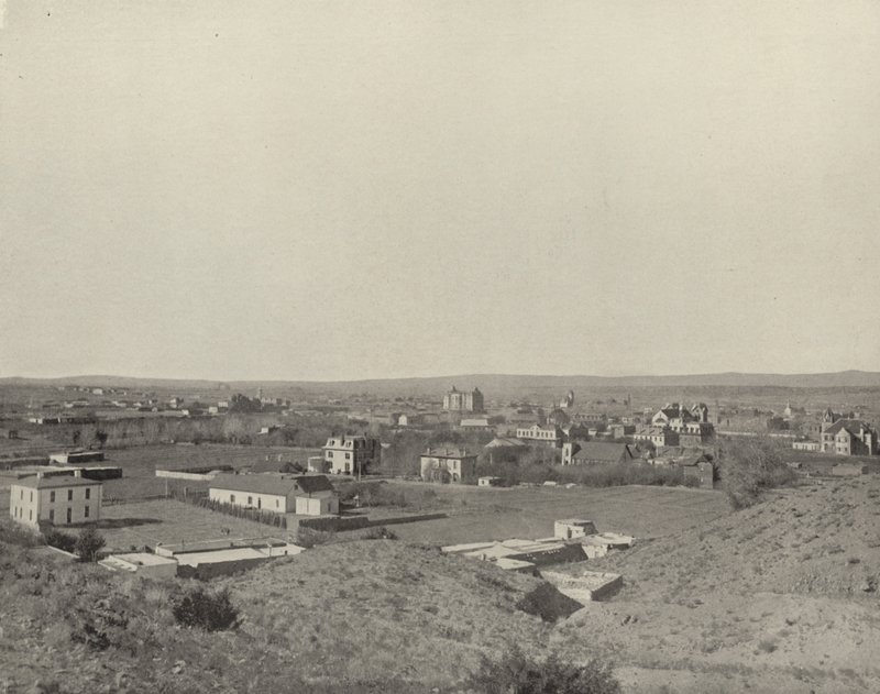 Santa Fe, Nowy Meksyk (zdjęcie czarno-białe) autorstwa American Photographer (after)