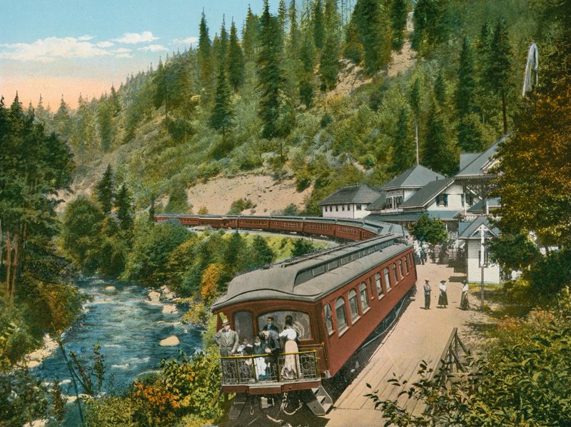 Shasta Springs, Kalifornia (zdjęcie) autorstwa American Photographer (after)