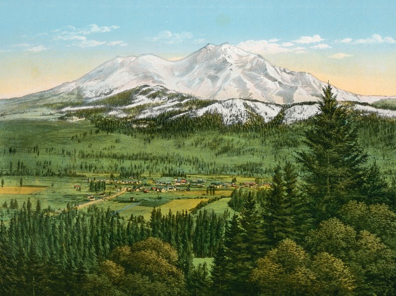 Sisson u podnóża góry Shasta (zdjęcie) autorstwa American Photographer (after)