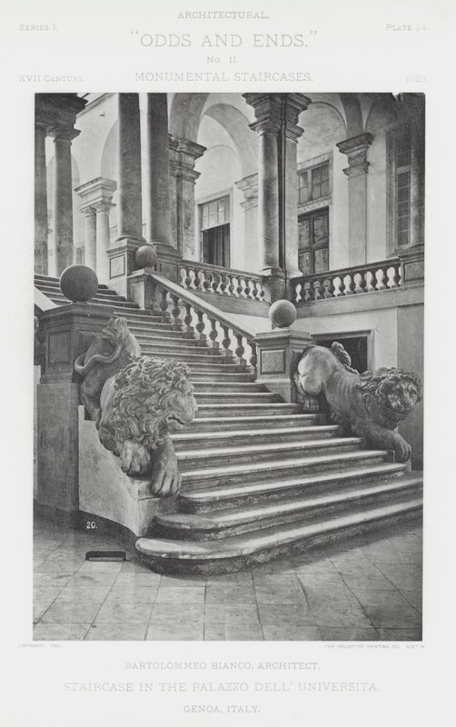 Schody w Palazzo Dell 
