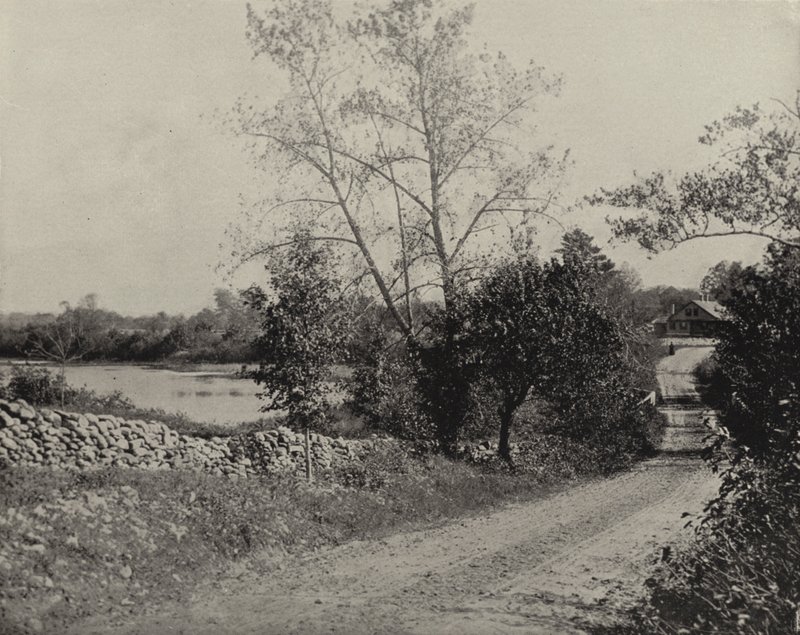 Windham Frog Pond, Windham, Connecticut (zdjęcie czarno-białe) autorstwa American Photographer (after)