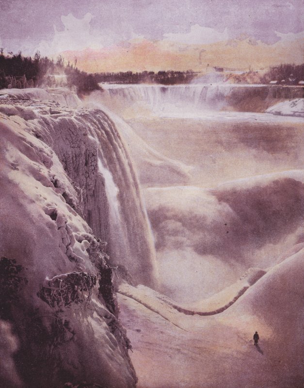 Zima w Niagara (kolorowe zdjęcie) autorstwa American Photographer (after)