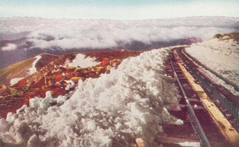 Ponad chmurami, ze szczytu Pikes Peak, wysokość autorstwa American Photographer