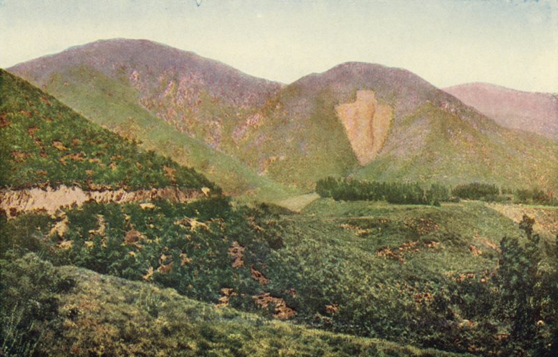 Góra Arrowhead w pobliżu San Bernardino (zdjęcie kolorowe) autorstwa American Photographer