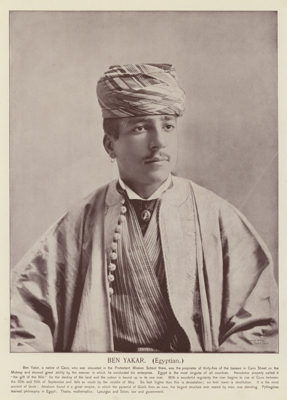 Ben Yakar, Egipcjanin autorstwa American Photographer