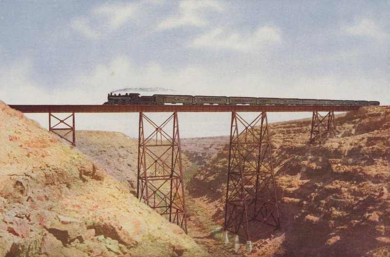 Canyon Diablo, Arizona (zdjęcie kolorowe) autorstwa American Photographer