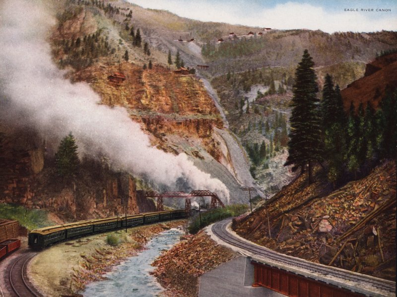 Eagle River Canon (zdjęcie kolorowe) autorstwa American Photographer