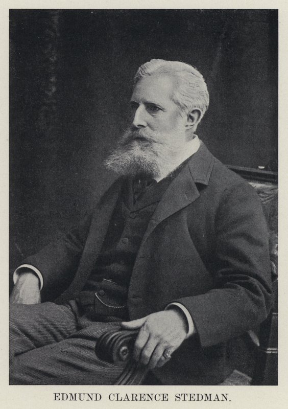 Edmund Clarence Stedman (zdjęcie czarno-białe) autorstwa American Photographer