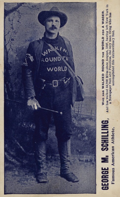 George M. Schilling, słynny amerykański sportowiec (zdjęcie czarno-białe) autorstwa American Photographer