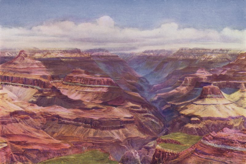 Wielki Kanion, Arizona, USA (zdjęcie kolorowe) autorstwa American Photographer