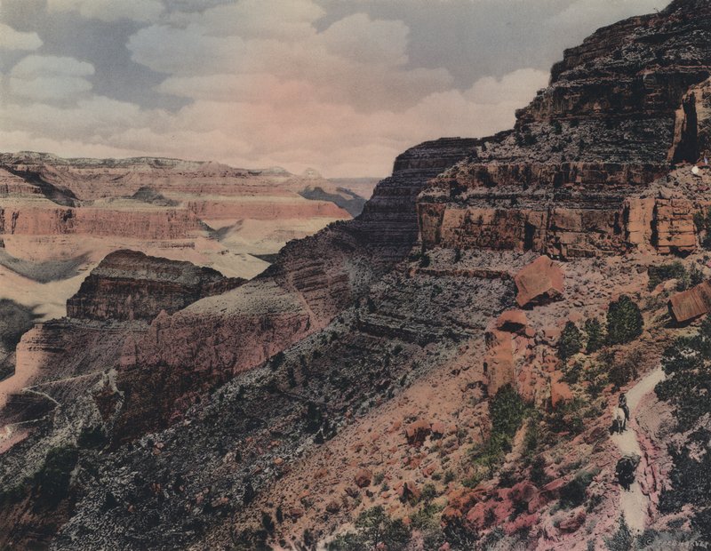 Wielki Kanion w Arizonie: Na Szlaku Pustelnika (kolorowe zdjęcie) autorstwa American Photographer